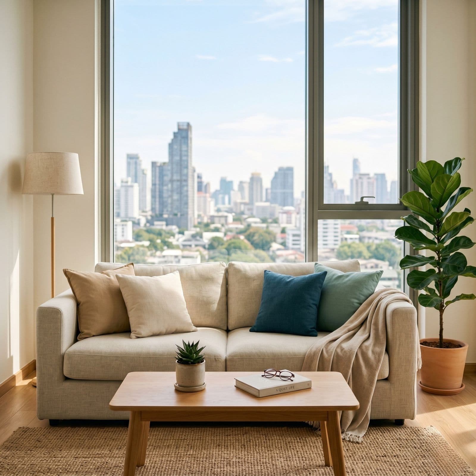 Interior of a Maison Siam managed Bangkok condominium